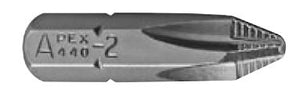 Kreuzschlitz-Bits - 1/4" Sechskant-Einsatz-Bits – ACR® - 3 GL 1"