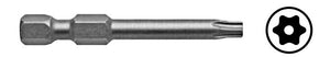 Torx-Bits - 1/4" Sechskant-Kraftantrieb – Tamper Resistant - GL 2 3/4"