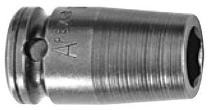 Steckschlüsseleinsatz mit 3/8" Vierkant-Antrieb, metrisch - Sechskant, kurz und Standardlänge - ES 22,2mm AS 22,2mm