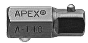 Adapter - für Steckschlüsseleinsätze und Knarren, SAE - ASK 3/8" AVK 1/4" GL 25/32"