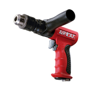 AIRCAT 1/2" Capacity Keyed Composite Drill - Side Assist Handle - Chuck & Key