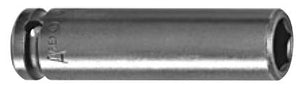 Steckschlüsseleinsatz mit 1/2" Vierkant-Antrieb, metrisch - magnetisch, lang (gefederter Magnet) - ES 16,7mm AS 23,8mm