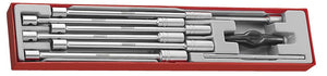 T-Griff-Set mit langen 3/8"-Steckschlüsseln, TTX4, 9 Teile