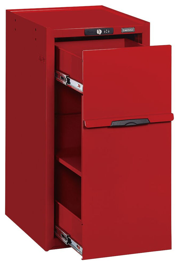 PRO-Seitenschrank, 1 Schublade, rot