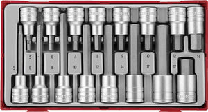 1/2"-Sechskantbit-Steckschlüssel-Set, TT1, 16 Teile