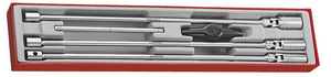 T-Griff-Set mit 3/8"-Zündkerzen-Steckschlüsseln, TTX4, 5 Teile