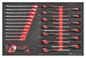 Schraubendreher- & Schraubenschlüssel-Set, FOAM4X4, 33 Teile