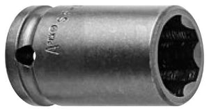 Steckschlüsseleinsatz mit 1/2" Vierkant-Antrieb, metrisch - Surface-Drive - ES 28,6mm AS 28,6mm