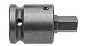 Innensechskant-Bits mit Vierkantantrieb-Adaptern, SAE - 1/2" Vierkant-Antrieb (nur Einsatz) - 1/2" GL 2 1/2"