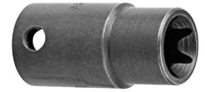 Torx® Steckschlüsseleinsatz mit 3/8" Vierkant-Antrieb - Für Außen-Torx®-Schrauben, dünnwandig - E-10 GL 1 1/4" ES 1/2" AS 5/8"