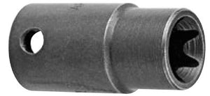 Torx® Steckschlüsseleinsatz mit 1/2" Vierkant-Antrieb - Für Außen-Torx®-Schrauben - E-24 GL 1 1/2" ES 1 5/16" AS 1 5/16"